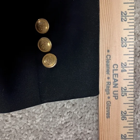 Brooks Brothers BrooksEase Black Wool Mens Blazer 50R - Picture 14 of 15